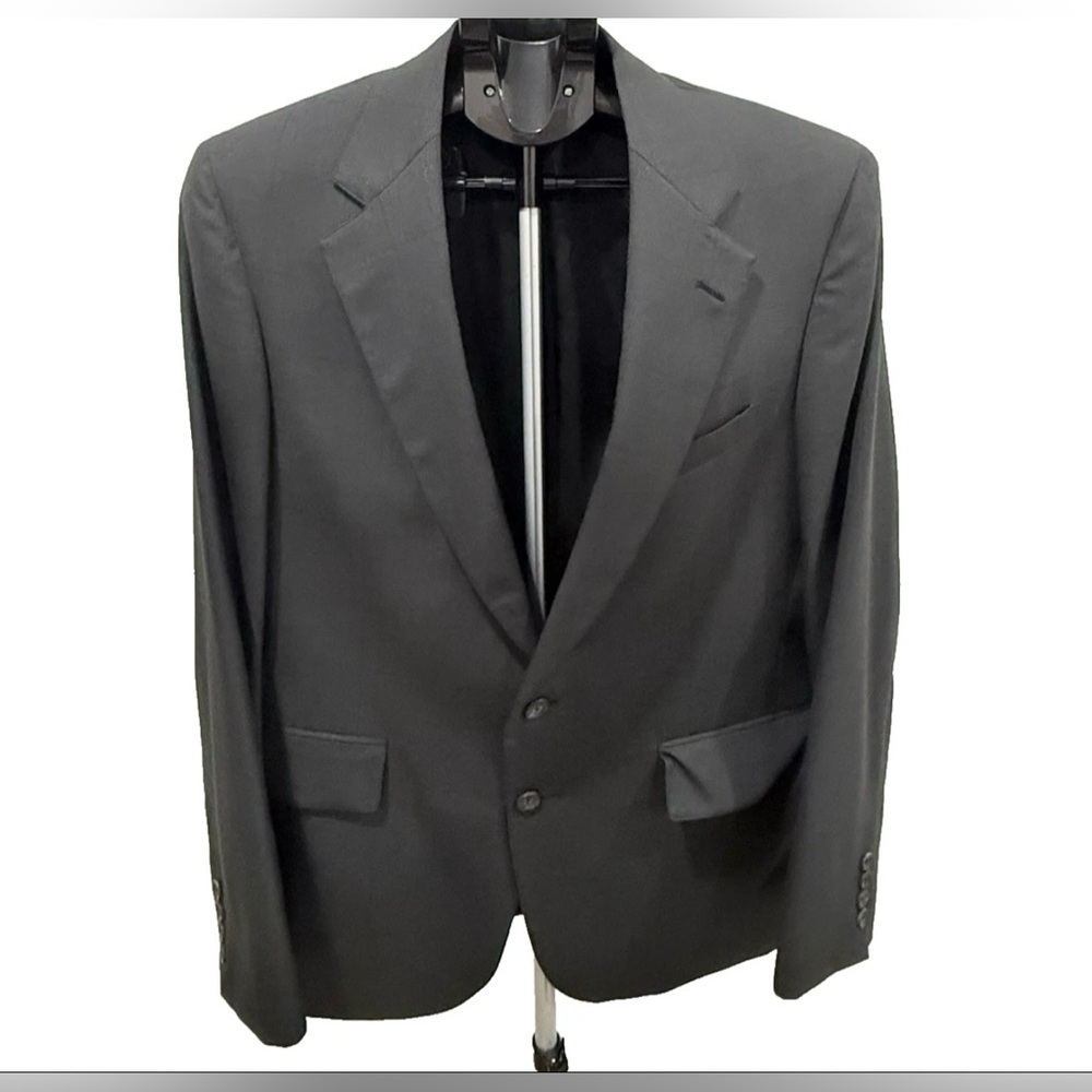 Vintage Nordstrom Chaps by Ralph Lauren Sz 40 R 100% wool blazer Color Black